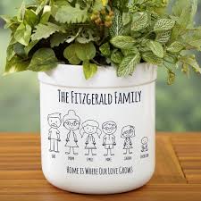 Family Personalized Outdoor Flower Pot