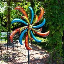 Alpine Windmill Spinner Garden Stake