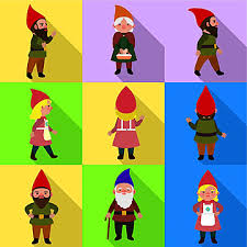 Gnomes Set Icon Png Images Vectors