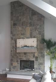Stone Fireplace Design Hamptons