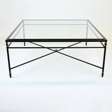 Glass Top Coffee Table Square Glass