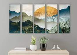 Emerald Mountains Panel Wall Cuadros
