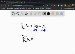 Solved Solve Equation Using A Two Step