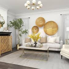 Metallic Disk Plate Wall Decor Set