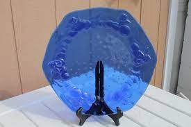 Cobalt Blue Glass Serving Platter