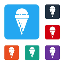 100 000 Ice Cone Row Icon Vector Images