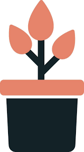 Potted Plant Icon Vector Art Icons