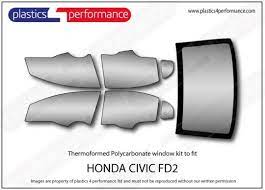 Honda Civic Fd2 Lexan Polycarbonate