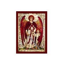 Archangel Raphael Icon Handmade Greek