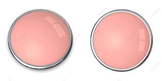 3d On Solid Salmon Pink Icon Shape