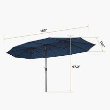 Patio Umbrella In Blue Xz527bz152