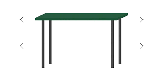 Linnmon Ikea 120x60 Green Furniture
