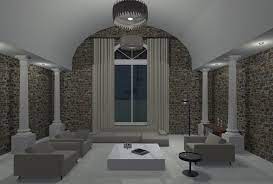 Vaulted Ceiling In Live Home 3d