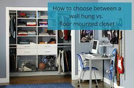 Wall Hung Vs A Floor Mounted Closet