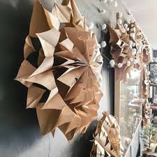 Paper Bag Snowflake Craft