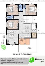 3 Bhk House Plan In 1200 Sq Ft 2bhk