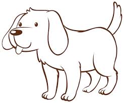 Dog Outline Images Free On