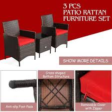 Patio Rattan Furniture Set