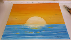 Acrylic Seascape Painting Lesson