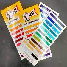 1 Shot Color Chart Painting For