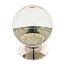 Crystal Round Cabinet Knob