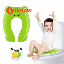 I Know Green Cute Portable Potty Seat