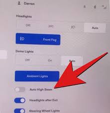 how tesla s high beam feature works
