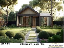 2 Bedroom Home Design With Vaulted