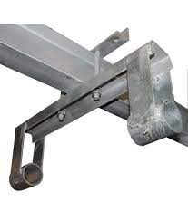 boathouse galvanized dual pipe support