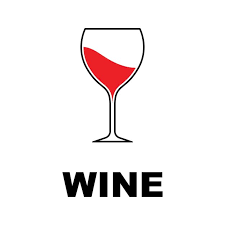 Wine Logo Or Icon Emblem Label For Menu