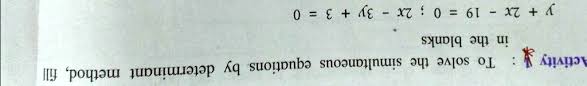 To Solve The Simultaneous Equation By