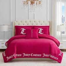 Juicy Couture Gothic Comforter Sets Hot Pink King