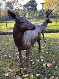 Bronze Stag 131cm Wild Deer Garden