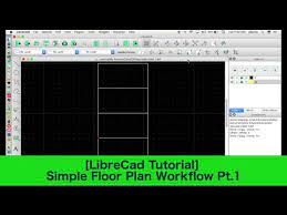 Librecad Tutorial Simple Floor Plan