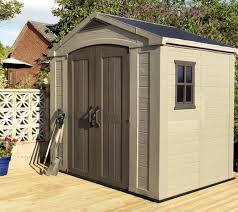 8x6 Ft Resin Outdoor Storage Shed