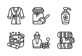 Spa Element Icons By Eucalyp Studio