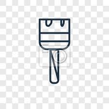 Paint Brush Vector Icon Isolated On