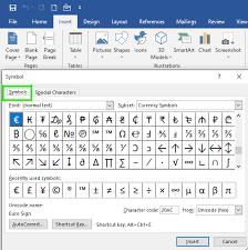 Special Characters In Microsoft Word