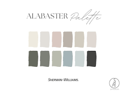 Alabaster Paint Palette Sherwin