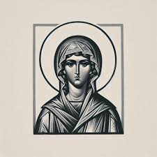 Holy Martyr Tatiana Icon Symbolic