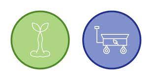 Tree And Garden Cart Icon 33198459