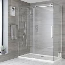 Frameless Sliding Door Shower Enclosure