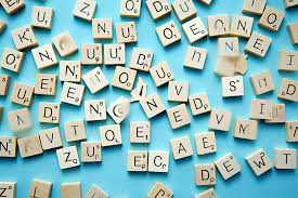 Scrabble Letters Spelling