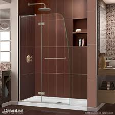 Aqua Ultra 45 In Hinged Shower Door