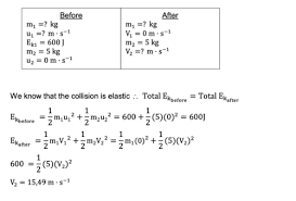 Kinetic Energy Conservation Of