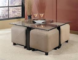 Coffee Table Set W Beveled Glass Top
