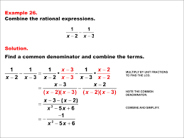 Math Example Rational Concepts