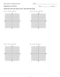 11 Equations Of Circles Kuta