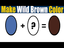 Color Mixing To Make Wild Brown