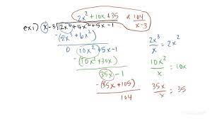How To Do Polynomial Long Division